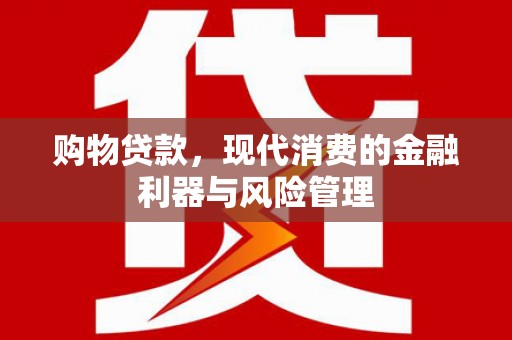 雨山购物贷款，现代消费的金融利器与风险管理
