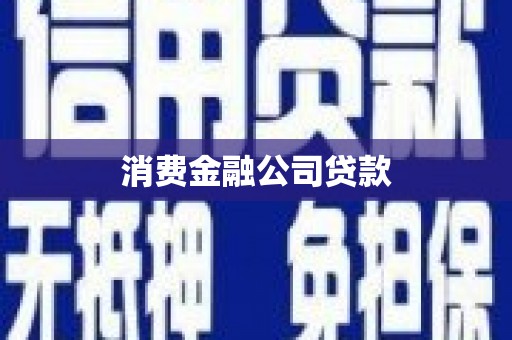 雨山消费金融公司贷款