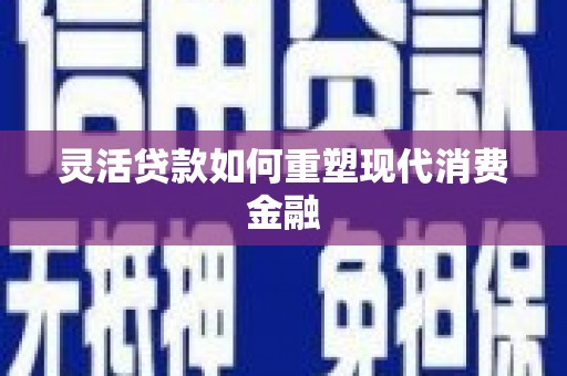 雨山灵活贷款如何重塑现代消费金融