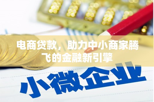 雨山电商贷款，助力中小商家腾飞的金融新引擎