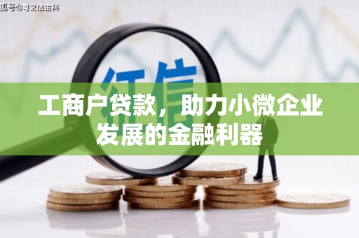 雨山工商户贷款，助力小微企业发展的金融利器