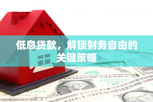 雨山低息贷款，解锁财务自由的关键策略