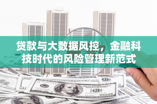 雨山贷款与大数据风控，金融科技时代的风险管理新范式