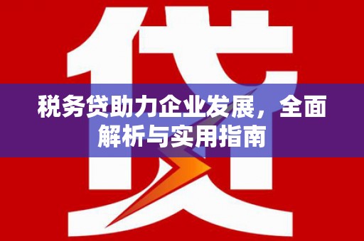 雨山税务贷助力企业发展，全面解析与实用指南