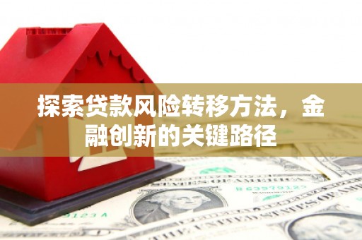 雨山探索贷款风险转移方法，金融创新的关键路径