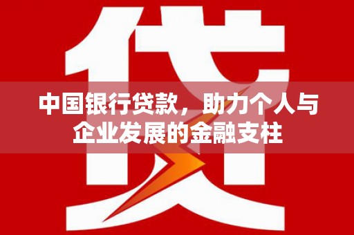 雨山中国银行贷款，助力个人与企业发展的金融支柱