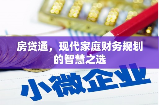 雨山房贷通，现代家庭财务规划的智慧之选
