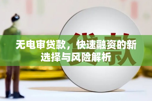 雨山无电审贷款，快速融资的新选择与风险解析