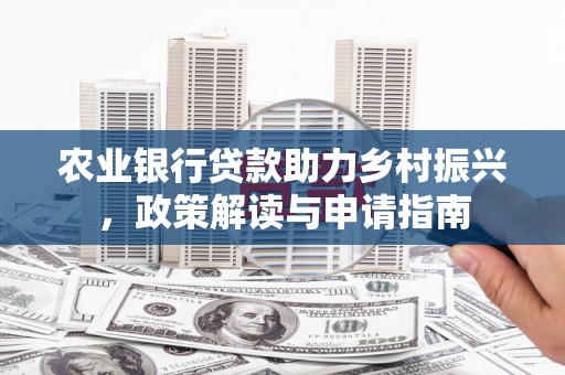 雨山农业银行贷款助力乡村振兴，政策解读与申请指南