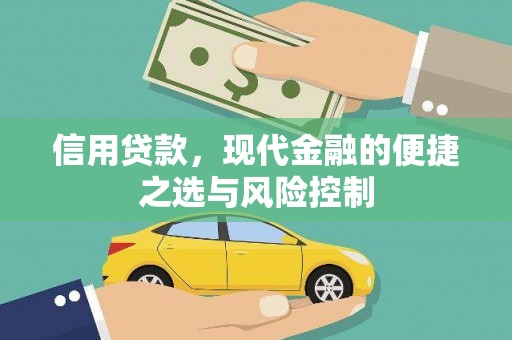 雨山信用贷款，现代金融的便捷之选与风险控制