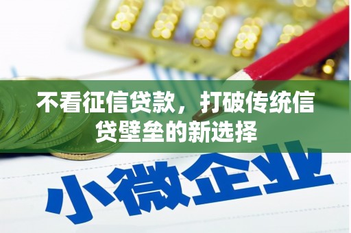 雨山不看征信贷款，打破传统信贷壁垒的新选择