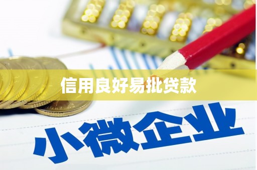 雨山信用良好易批贷款