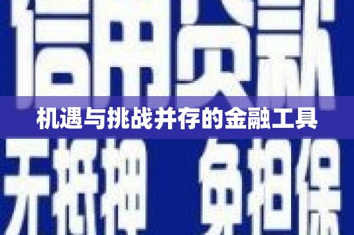 雨山机遇与挑战并存的金融工具