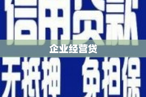 雨山企业经营贷