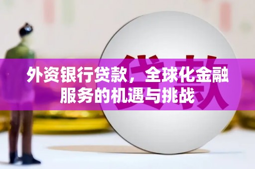 雨山外资银行贷款，全球化金融服务的机遇与挑战
