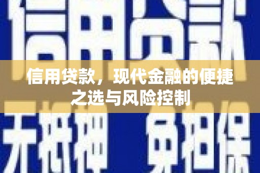 雨山信用贷款，现代金融的便捷之选与风险控制
