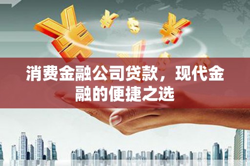 雨山消费金融公司贷款，现代金融的便捷之选