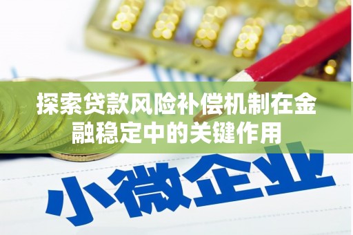 雨山探索贷款风险补偿机制在金融稳定中的关键作用