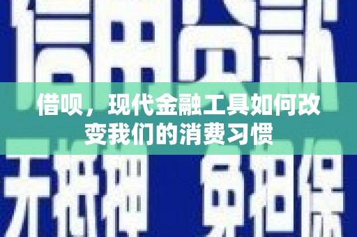 雨山借呗，现代金融工具如何改变我们的消费习惯