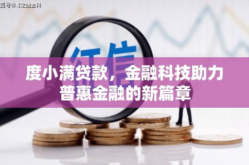 雨山度小满贷款，金融科技助力普惠金融的新篇章
