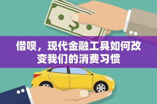雨山借呗，现代金融工具如何改变我们的消费习惯