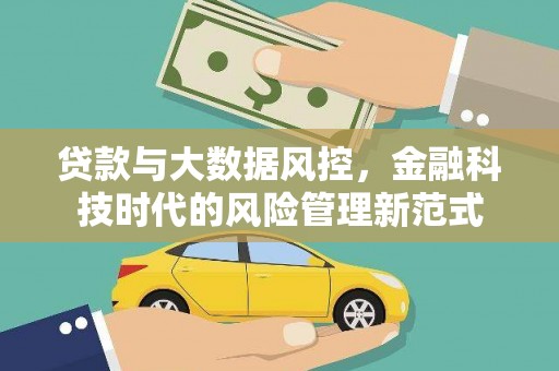 雨山贷款与大数据风控，金融科技时代的风险管理新范式