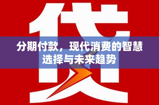 雨山分期付款，现代消费的智慧选择与未来趋势