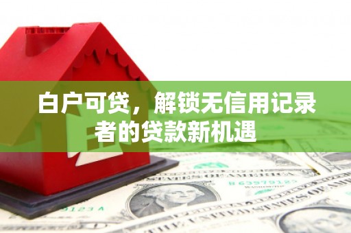 雨山白户可贷，解锁无信用记录者的贷款新机遇