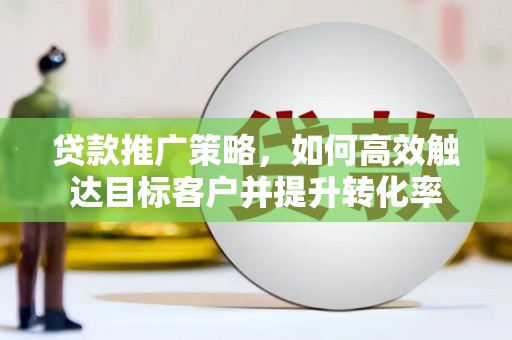 雨山贷款推广策略，如何高效触达目标客户并提升转化率