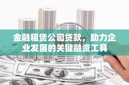 雨山金融租赁公司贷款，助力企业发展的关键融资工具