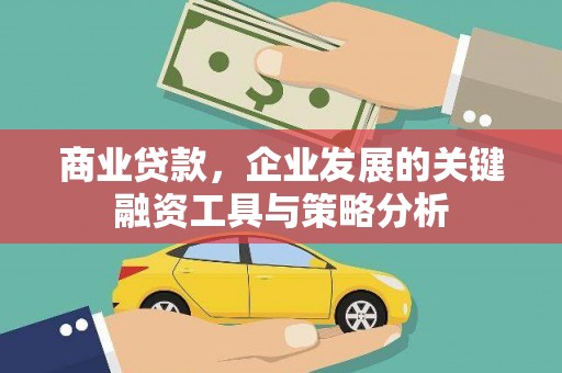 雨山商业贷款，企业发展的关键融资工具与策略分析