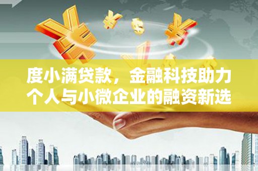 雨山度小满贷款，金融科技助力个人与小微企业的融资新选择