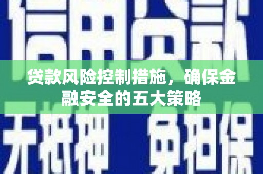 雨山贷款风险控制措施，确保金融安全的五大策略
