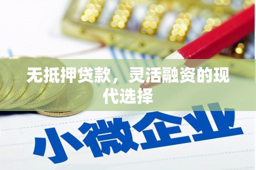 雨山无抵押贷款，灵活融资的现代选择