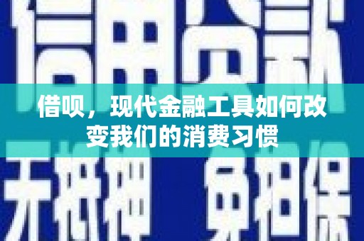 雨山借呗，现代金融工具如何改变我们的消费习惯
