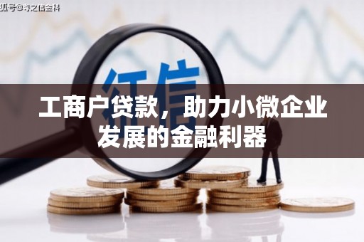 雨山工商户贷款，助力小微企业发展的金融利器