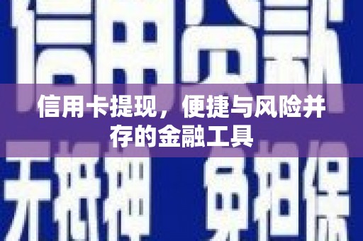雨山信用卡提现，便捷与风险并存的金融工具