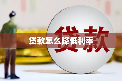雨山贷款怎么降低利率
