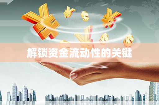 雨山解锁资金流动性的关键