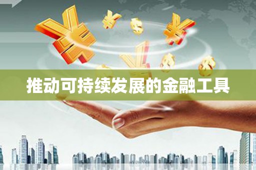 雨山推动可持续发展的金融工具