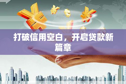 雨山打破信用空白，开启贷款新篇章